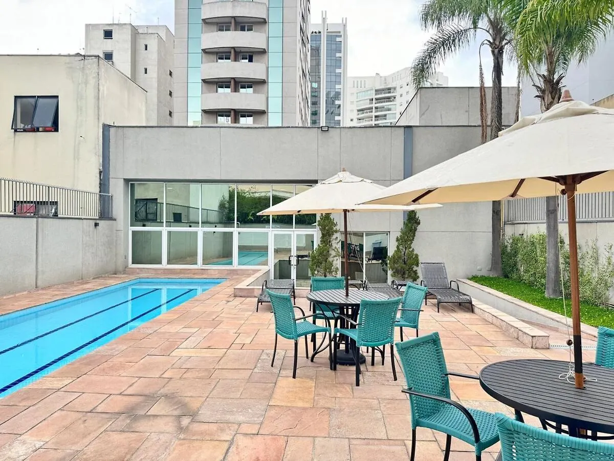 Flat Show 600M Av Paulista, Piscina, 1Carro, Acad. San Paolo Appartamento